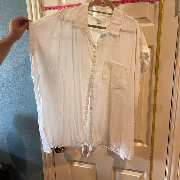 Old Navy dolman blouse with knot ties and the bottom - Picture 3 of 4